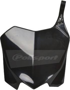 POLISPORT - FRONT NUMBER PLATE BLACK - Image 1