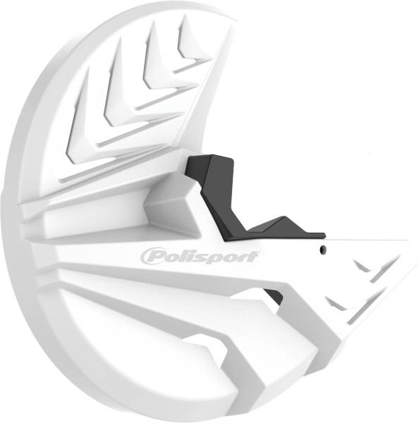 POLISPORT - DISC/FORK PROTECTOR KAW WHITE/BLACK - Image 1