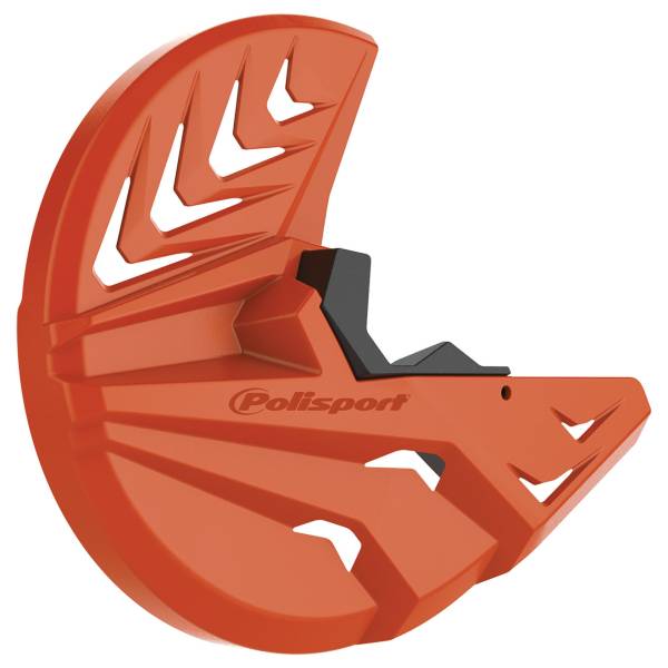 POLISPORT - DISC/FORK PROTECTOR KTM/HUS ORANGE/BLACK - Image 1