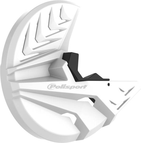 POLISPORT - DISC/FORK PROTECTOR KTM/HUS WHITE/BLACK - Image 1