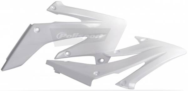 POLISPORT - RADIATOR SHROUD WHITE - Image 1