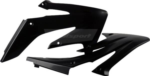 POLISPORT - RADIATOR SHROUD BLACK - Image 1