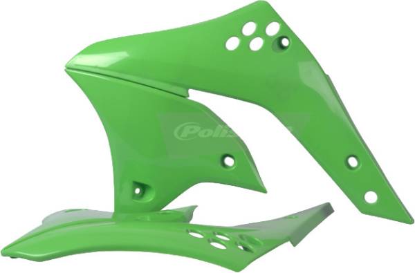 POLISPORT - RADIATOR SHROUD GREEN - Image 1