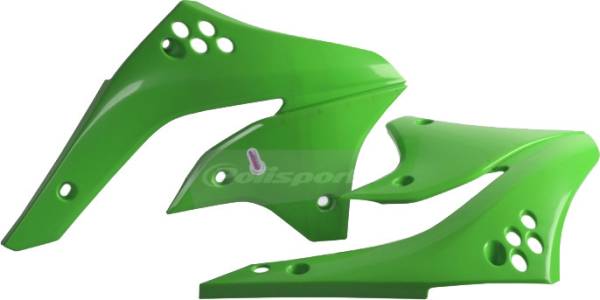 POLISPORT - RADIATOR SHROUD GREEN - Image 1