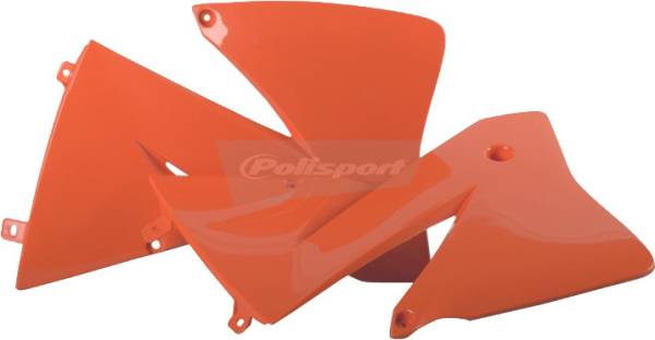 POLISPORT - RADIATOR SHROUD ORANGE - Image 1