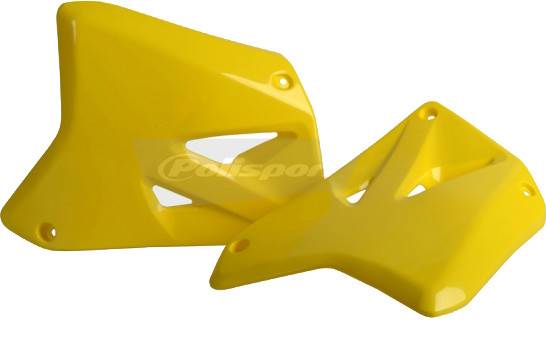 POLISPORT - RADIATOR SHROUD YELLOW - Image 1