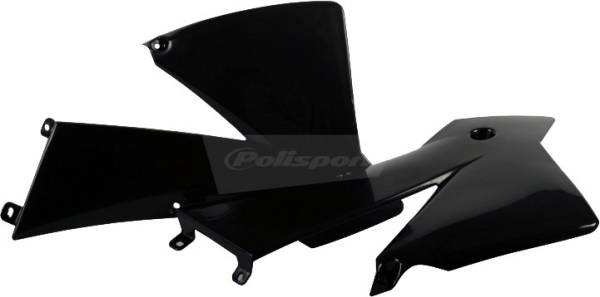 POLISPORT - RADIATOR SHROUD BLACK - Image 1