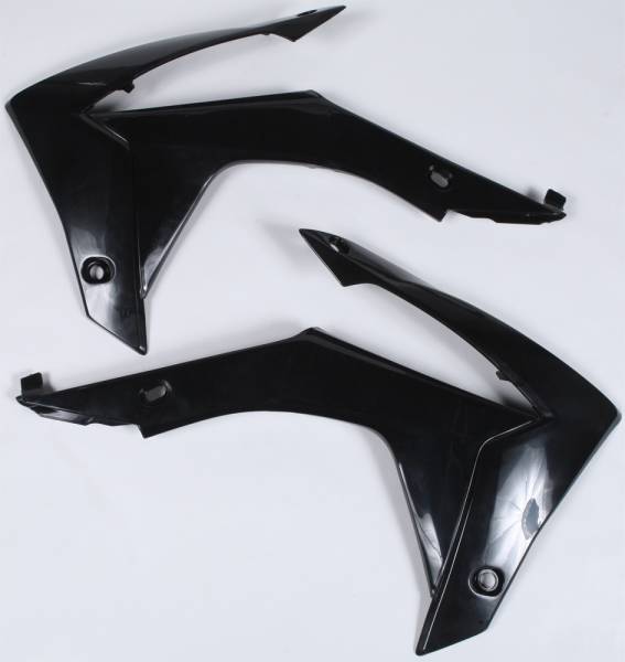 POLISPORT - RADIATOR SHROUD BLACK - Image 1