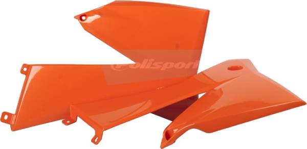 POLISPORT - RADIATOR SHROUD ORANGE - Image 1