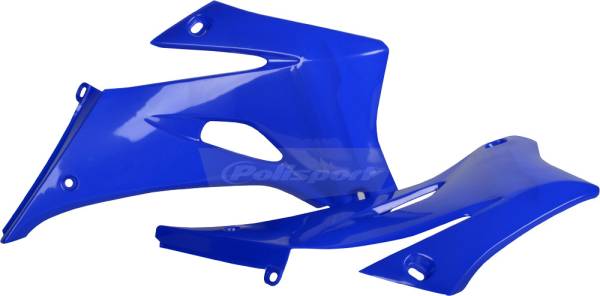 POLISPORT - RADIATOR SHROUD BLUE - Image 1