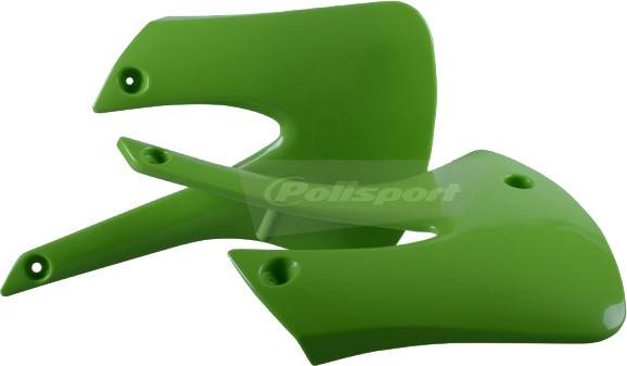 POLISPORT - RADIATOR SHROUD GREEN - Image 1