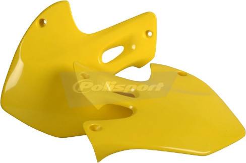 POLISPORT - RADIATOR SHROUD YELLOW - Image 1