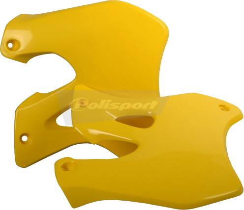 POLISPORT - RADIATOR SHROUD YELLOW - Image 1