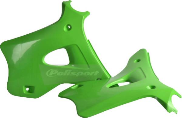 POLISPORT - RADIATOR SHROUD GREEN - Image 1