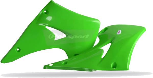 POLISPORT - RADIATOR SHROUD GREEN - Image 1