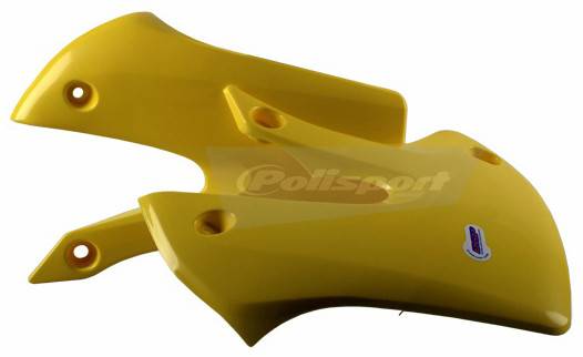 POLISPORT - RADIATOR SHROUD YELLOW - Image 1