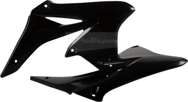 POLISPORT - RADIATOR SHROUD BLACK - Image 1