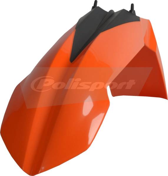 POLISPORT - FRONT FENDER ORANGE - Image 1