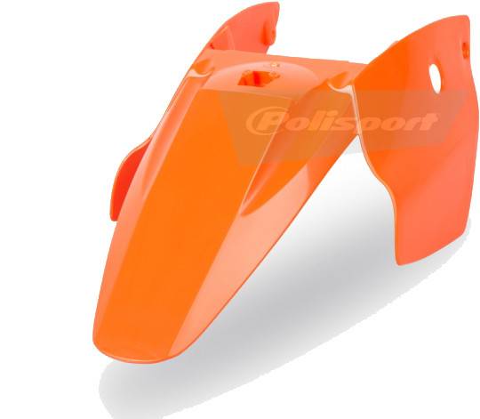 POLISPORT - REAR FENDER & SIDE PANELS ORANGE - Image 1