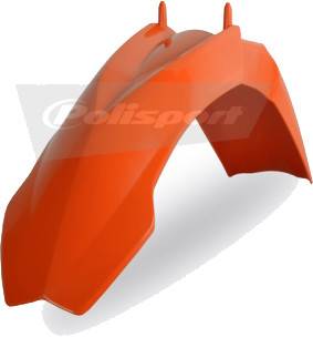 POLISPORT - FRONT FENDER ORANGE - Image 1