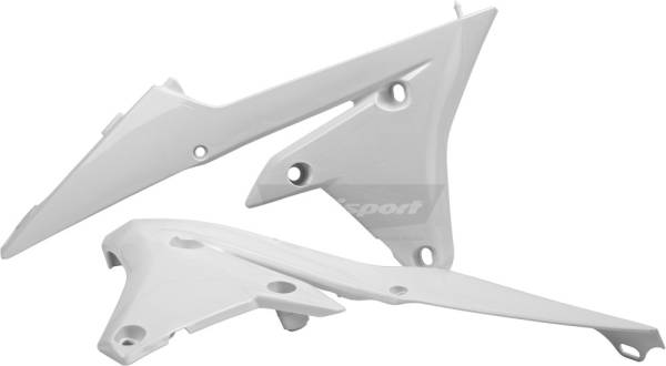 POLISPORT - RADIATOR SHROUD WHITE - Image 1