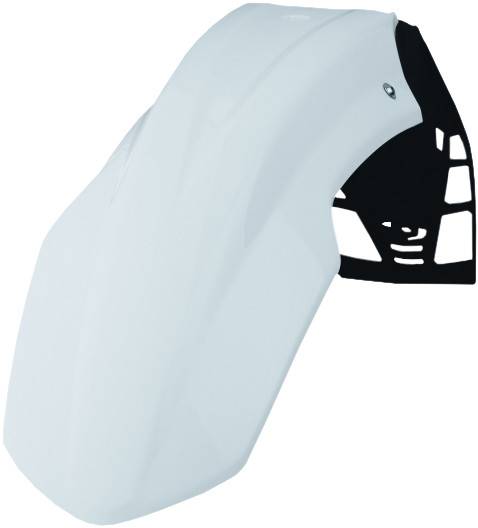 POLISPORT - FREE FLOW UFX FRONT FENDER WHITE - Image 1