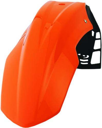 POLISPORT - FREE FLOW UFX FRONT FENDER ORANGE - Image 1