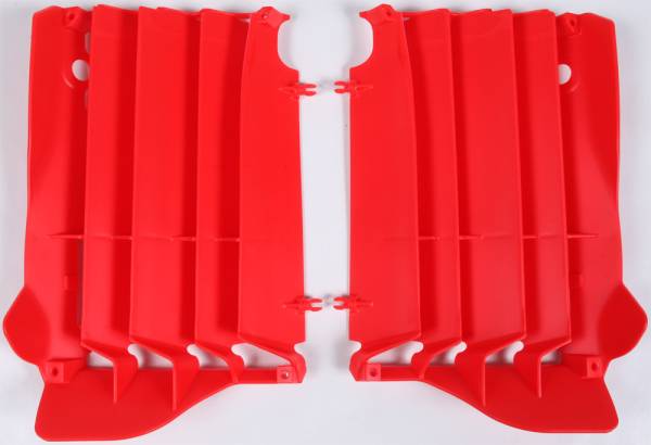 POLISPORT - RADIATOR LOUVERS RED - Image 1