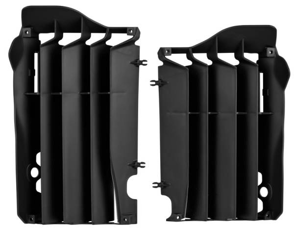 POLISPORT - RADIATOR LOUVERS BLACK - Image 1