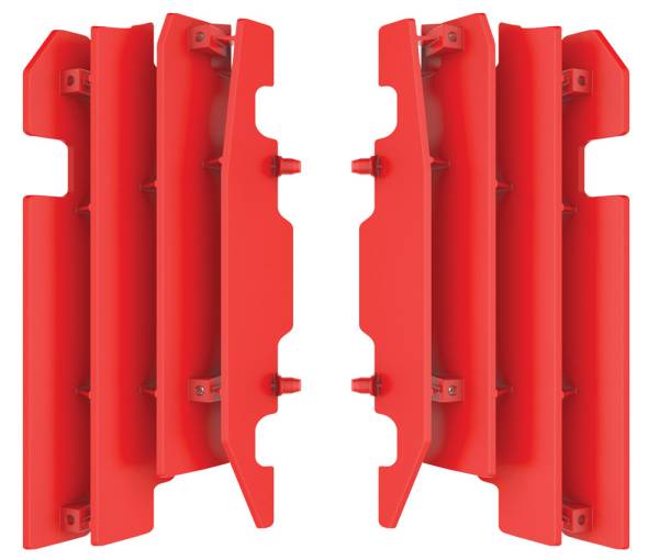 POLISPORT - RADIATOR LOUVERS RED - Image 1