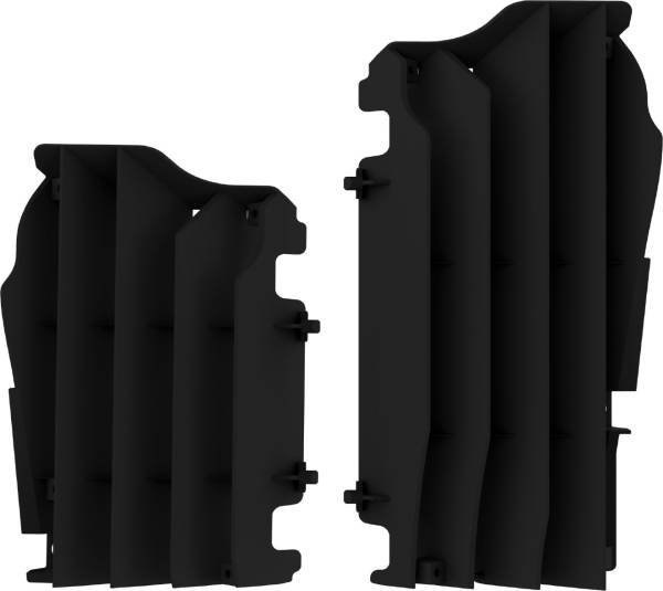 POLISPORT - RADIATOR LOUVERS BLACK - Image 1