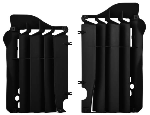 POLISPORT - RADIATOR LOUVERS BLACK - Image 1