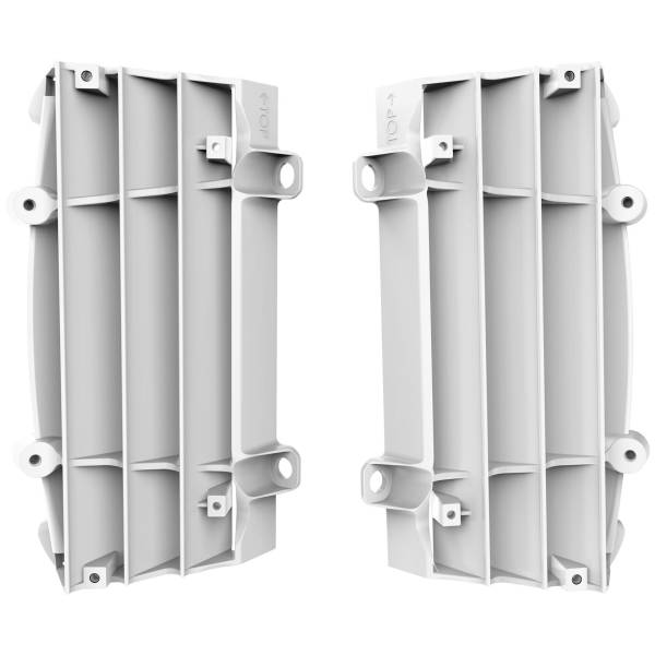 POLISPORT - RADIATOR LOUVERS KTM WHITE - Image 1