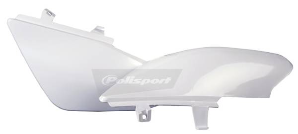 POLISPORT - SIDE NUMBER PLATE WHITE - Image 1