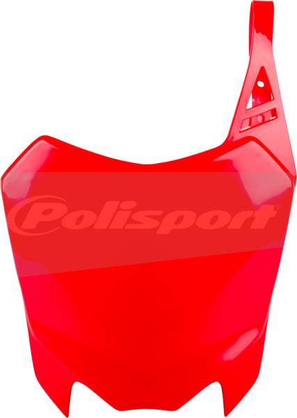 POLISPORT - FRONT NUMBER PLATE RED - Image 1