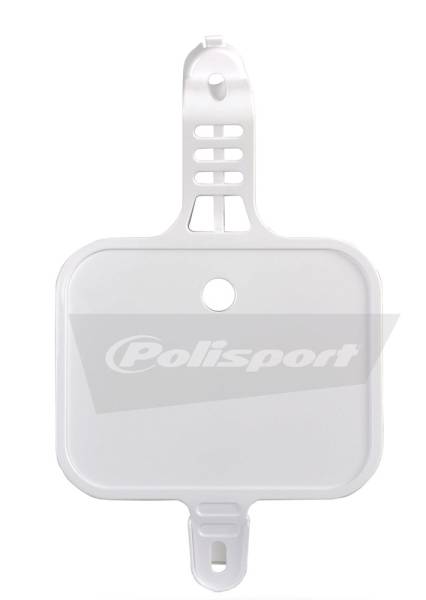 POLISPORT - FRONT NUMBER PLATE WHITE - Image 1