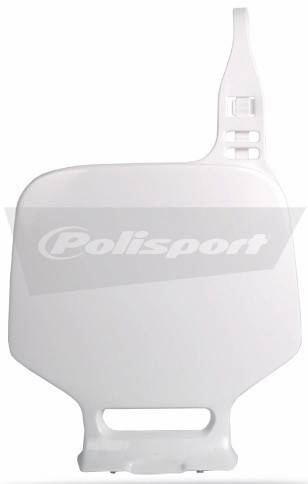 POLISPORT - FRONT NUMBER PLATE WHITE - Image 1