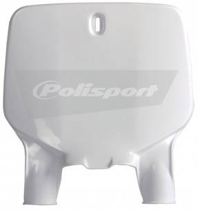 POLISPORT - FRONT PLATE WHITE - Image 1