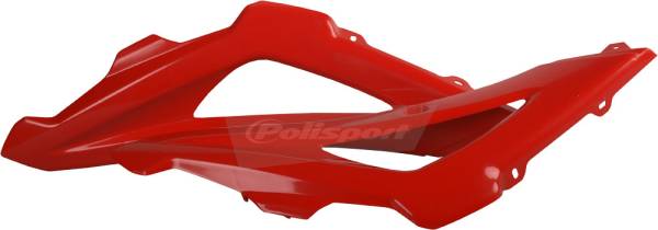 POLISPORT - UPPER RADIATOR SHROUDS RED - Image 1