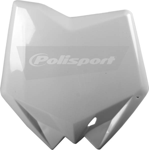 POLISPORT - FRONT NUMBER PLATE WHITE - Image 1