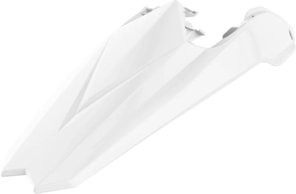 POLISPORT - BETA REAR FENDER PLASTIC WHITE - Image 1