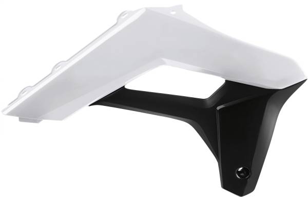 POLISPORT - RADIATOR SCOOPS WHITE/BLACK SHERCO - Image 1