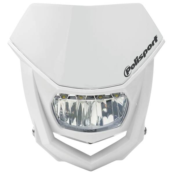 POLISPORT - HALO HEADLIGHT WHITE/LED BULBS - Image 1