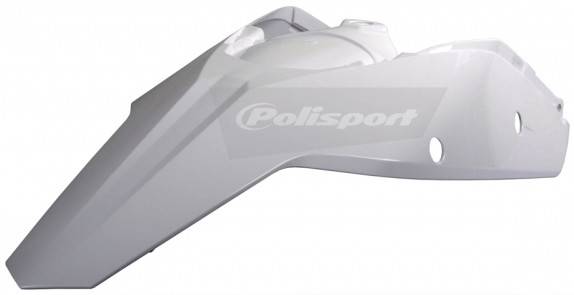 POLISPORT - REAR FENDER & SIDE PANELS WHITE - Image 1