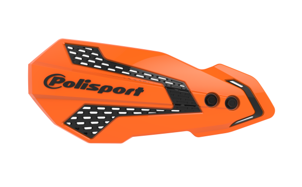 POLISPORT - MX FLOW HANDGUARDS ORANGE/BLACK - Image 1