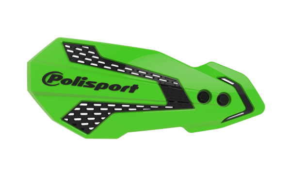 POLISPORT - MX FLOW HANDGUARDS GREEN/BLACK - Image 1