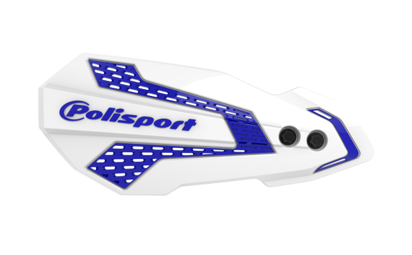 POLISPORT - MX FLOW HANDGUARDS WHITE/BLUE - Image 1