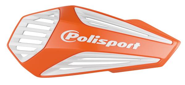 POLISPORT - MX AIR HANDGUARDS ORANGE/WHITE - Image 1