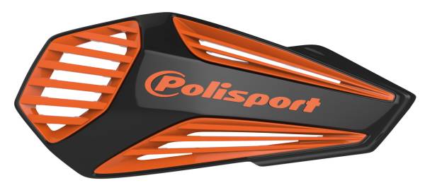 POLISPORT - MX AIR HANDGUARDS BLACK/ORANGE - Image 1