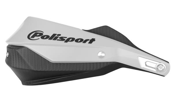 POLISPORT - TRAIL BLAZER HANDGUARDS WHITE/BLACK - Image 1